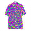 Spiky Spiral Moving Optical Illusion Hawaiian Shirt