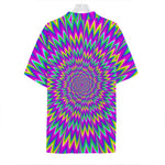 Spiky Spiral Moving Optical Illusion Hawaiian Shirt