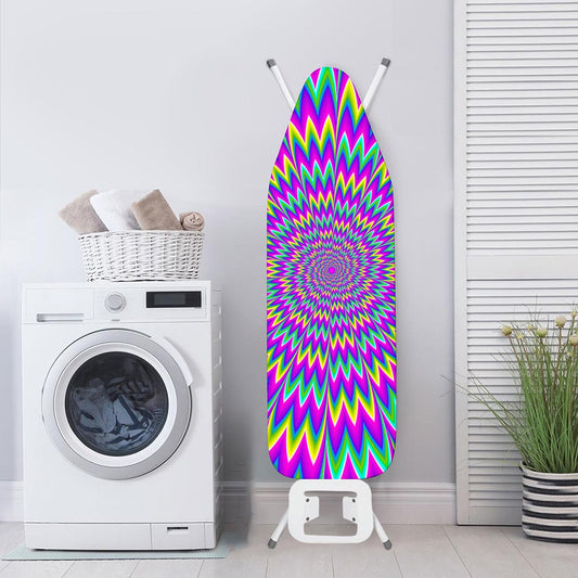 Spiky Spiral Moving Optical Illusion Ironing Board Cover