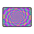 Spiky Spiral Moving Optical Illusion Kitchen Mat