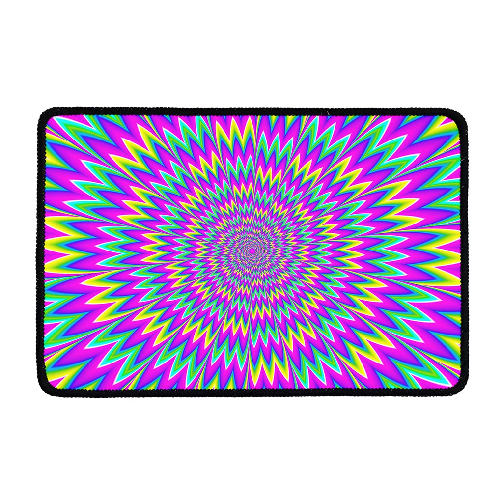 Spiky Spiral Moving Optical Illusion Kitchen Mat