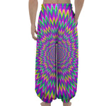 Spiky Spiral Moving Optical Illusion Lantern Pants