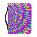 Spiky Spiral Moving Optical Illusion Leather Bible Cover