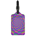 Spiky Spiral Moving Optical Illusion Luggage Tag
