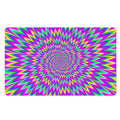 Spiky Spiral Moving Optical Illusion Polyester Doormat