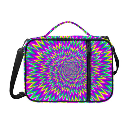 Spiky Spiral Moving Optical Illusion Shoulder Strap Bible Bag