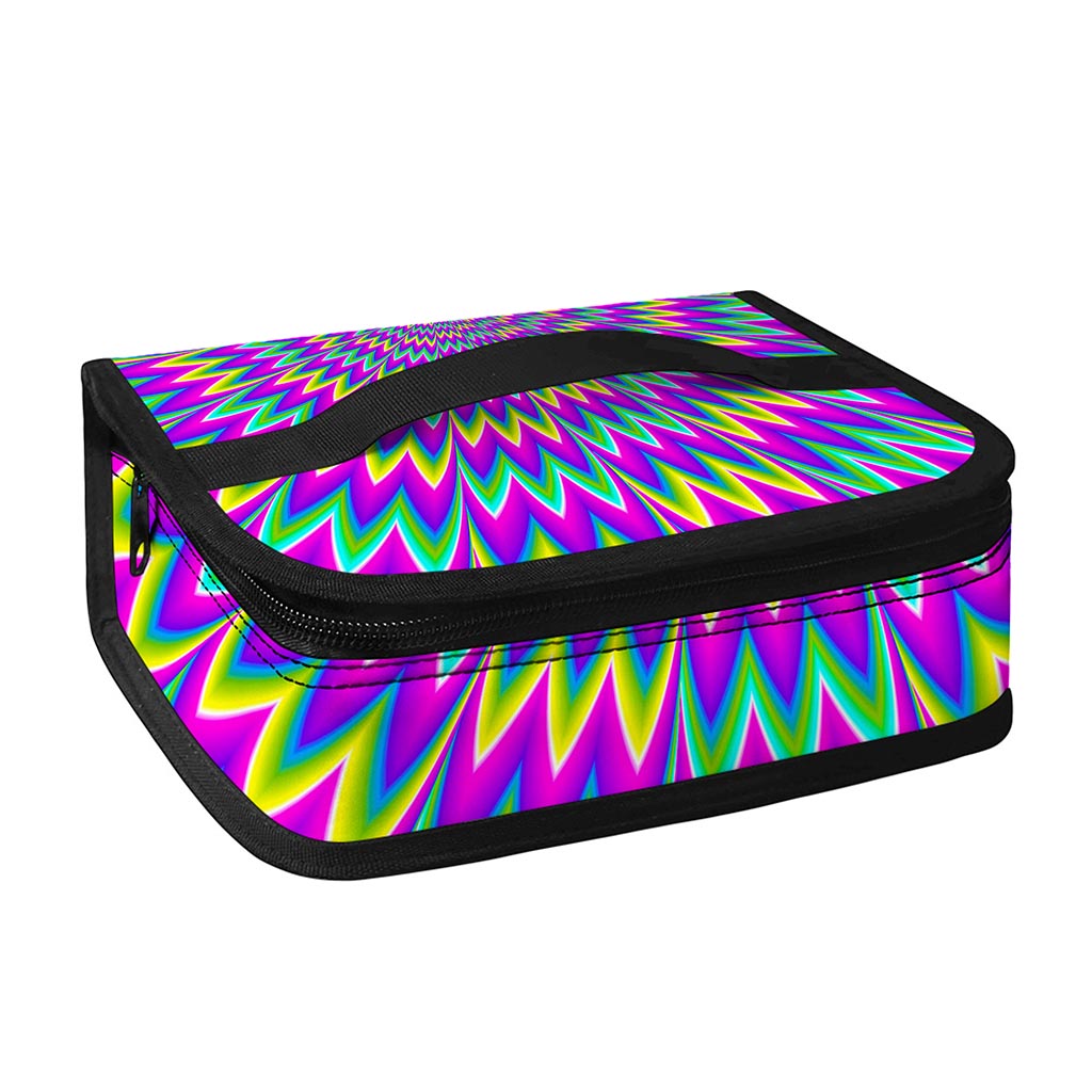 Spiky Spiral Moving Optical Illusion Small Lunch Bag
