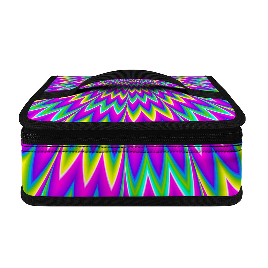 Spiky Spiral Moving Optical Illusion Small Lunch Bag