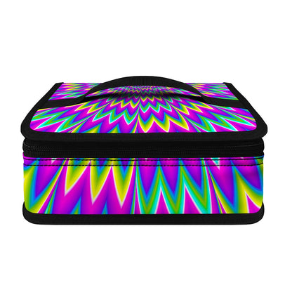 Spiky Spiral Moving Optical Illusion Small Lunch Bag