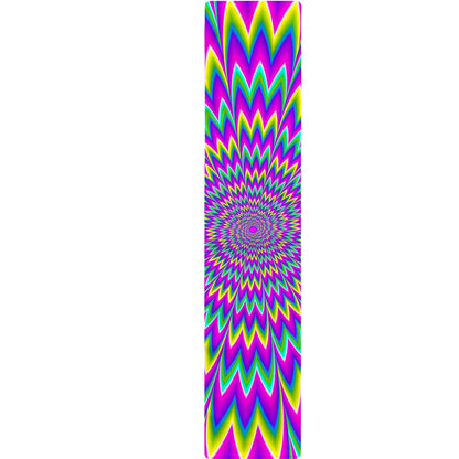 Spiky Spiral Moving Optical Illusion Table Runner