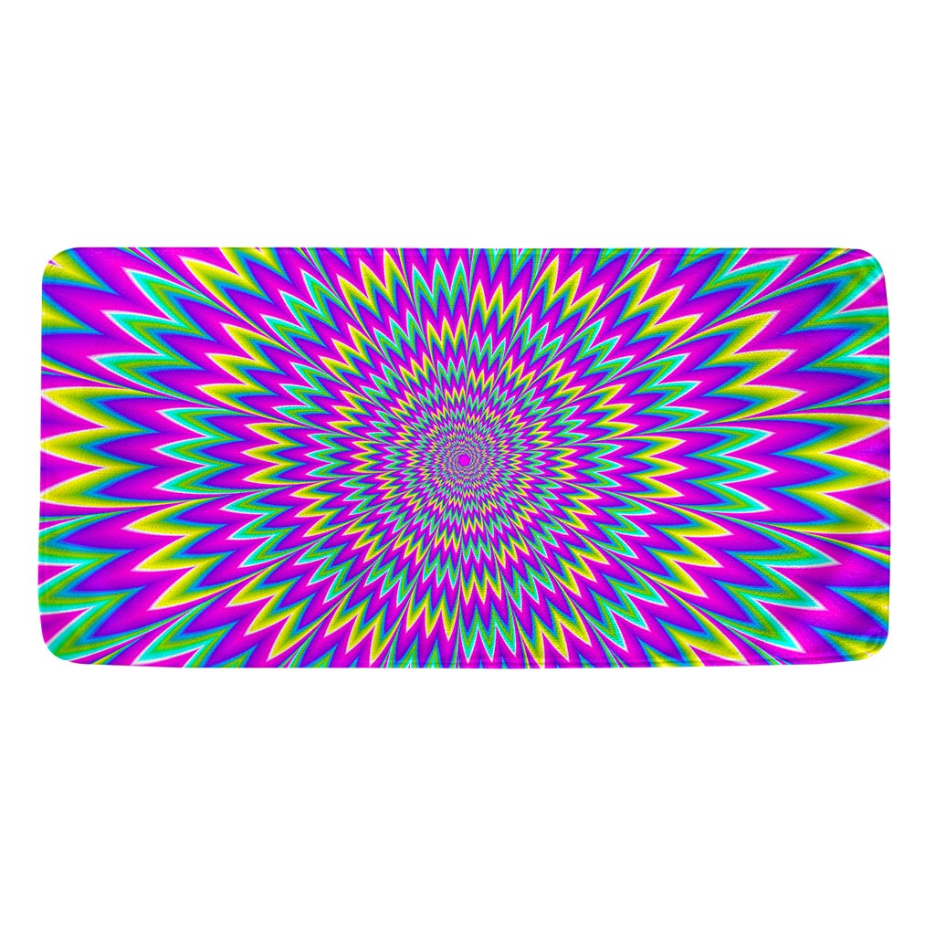 Spiky Spiral Moving Optical Illusion Towel