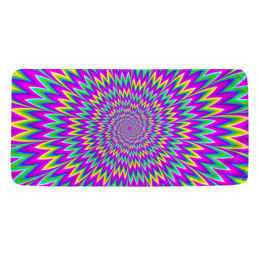 Spiky Spiral Moving Optical Illusion Towel