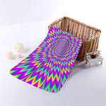 Spiky Spiral Moving Optical Illusion Towel