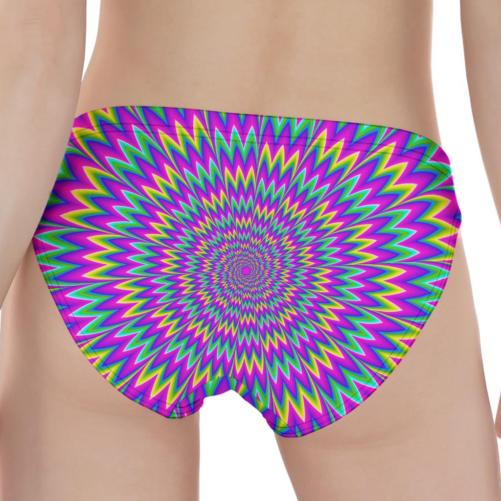 Spiky Spiral Moving Optical Illusion Women's Panties