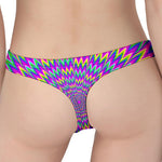 Spiky Spiral Moving Optical Illusion Women's Thong