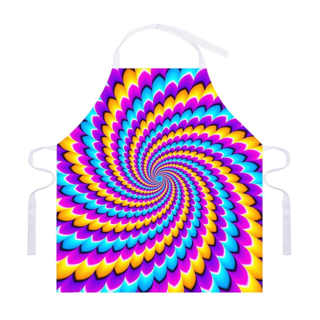 Spiral Colors Moving Optical Illusion Adjustable Apron