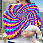 Spiral Colors Moving Optical Illusion Baby Seat Cover