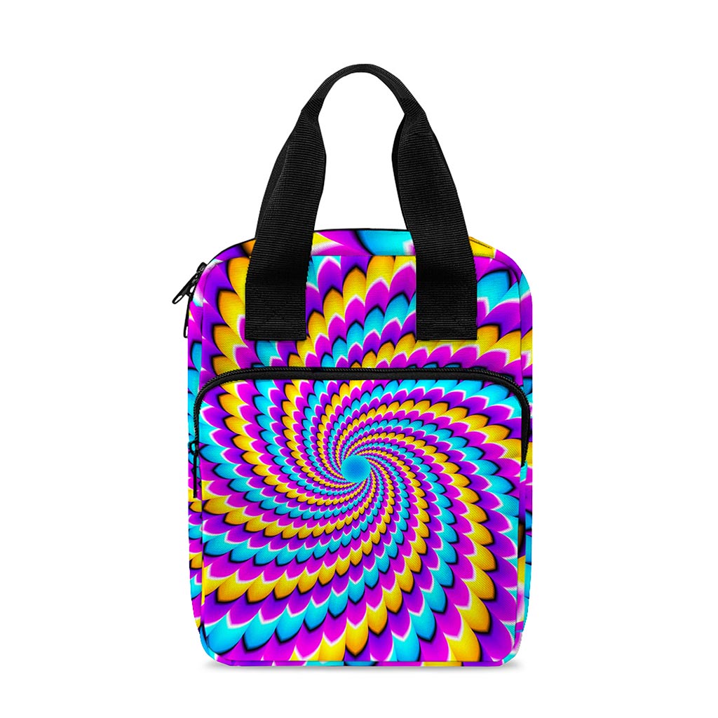 Spiral Colors Moving Optical Illusion Bible Tote Bag