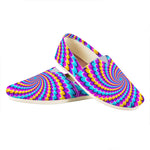 Spiral Colors Moving Optical Illusion Casual Shoes