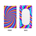 Spiral Colors Moving Optical Illusion Changing Pad Cover