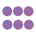 Spiral Colors Moving Optical Illusion Coaster Set