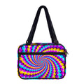 Spiral Colors Moving Optical Illusion Double Strap Bible Bag