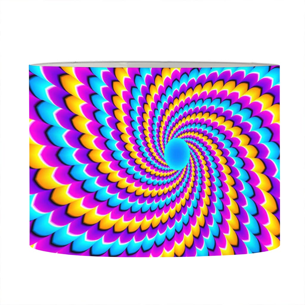 Spiral Colors Moving Optical Illusion Drum Lamp Shade