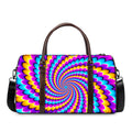 Spiral Colors Moving Optical Illusion Duffel Bag