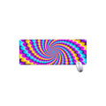 Spiral Colors Moving Optical Illusion Extended Mouse Pad