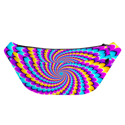 Spiral Colors Moving Optical Illusion Fanny Pack