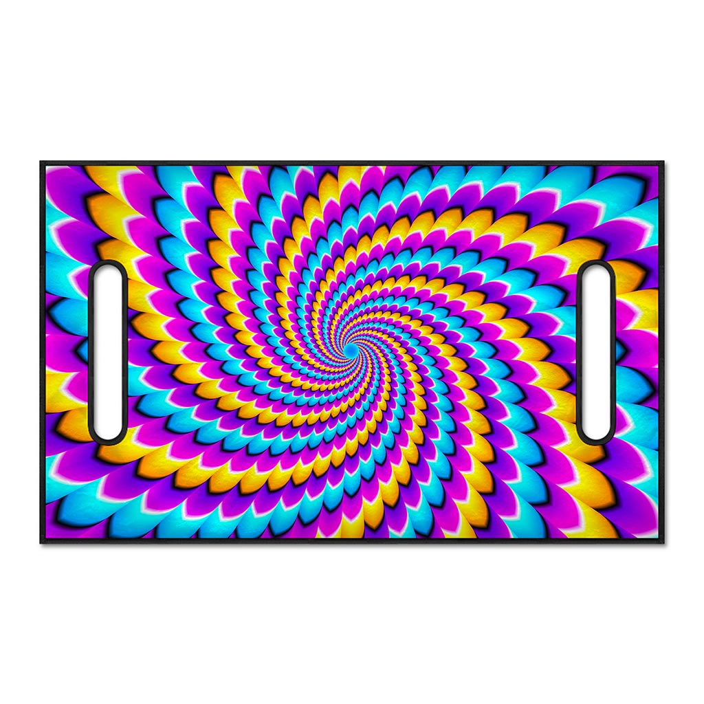 Spiral Colors Moving Optical Illusion Golf Cart Seat Cover