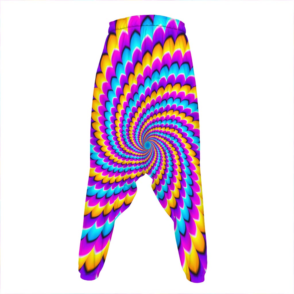 Spiral Colors Moving Optical Illusion Hammer Pants