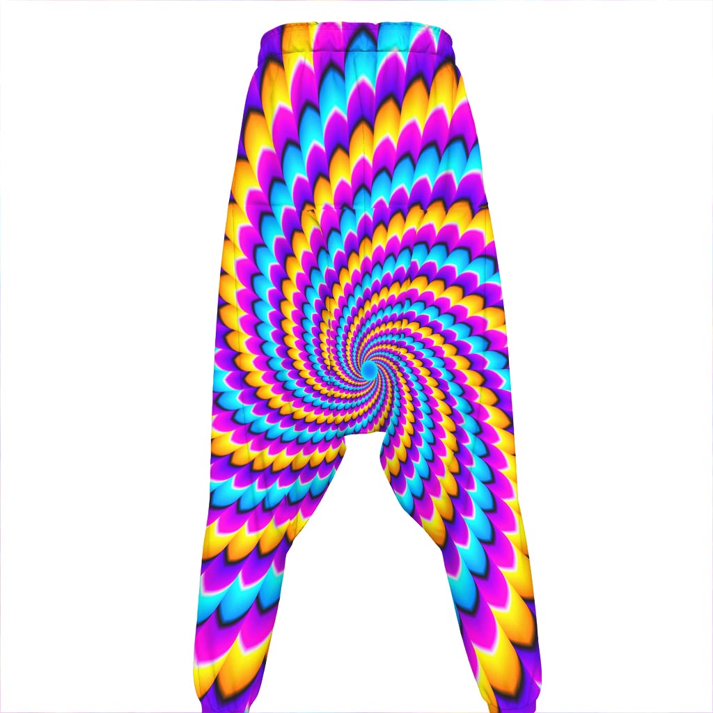 Spiral Colors Moving Optical Illusion Hammer Pants