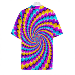 Spiral Colors Moving Optical Illusion Hawaiian Shirt