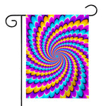 Spiral Colors Moving Optical Illusion House Flag