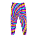 Spiral Colors Moving Optical Illusion Jogger Pants