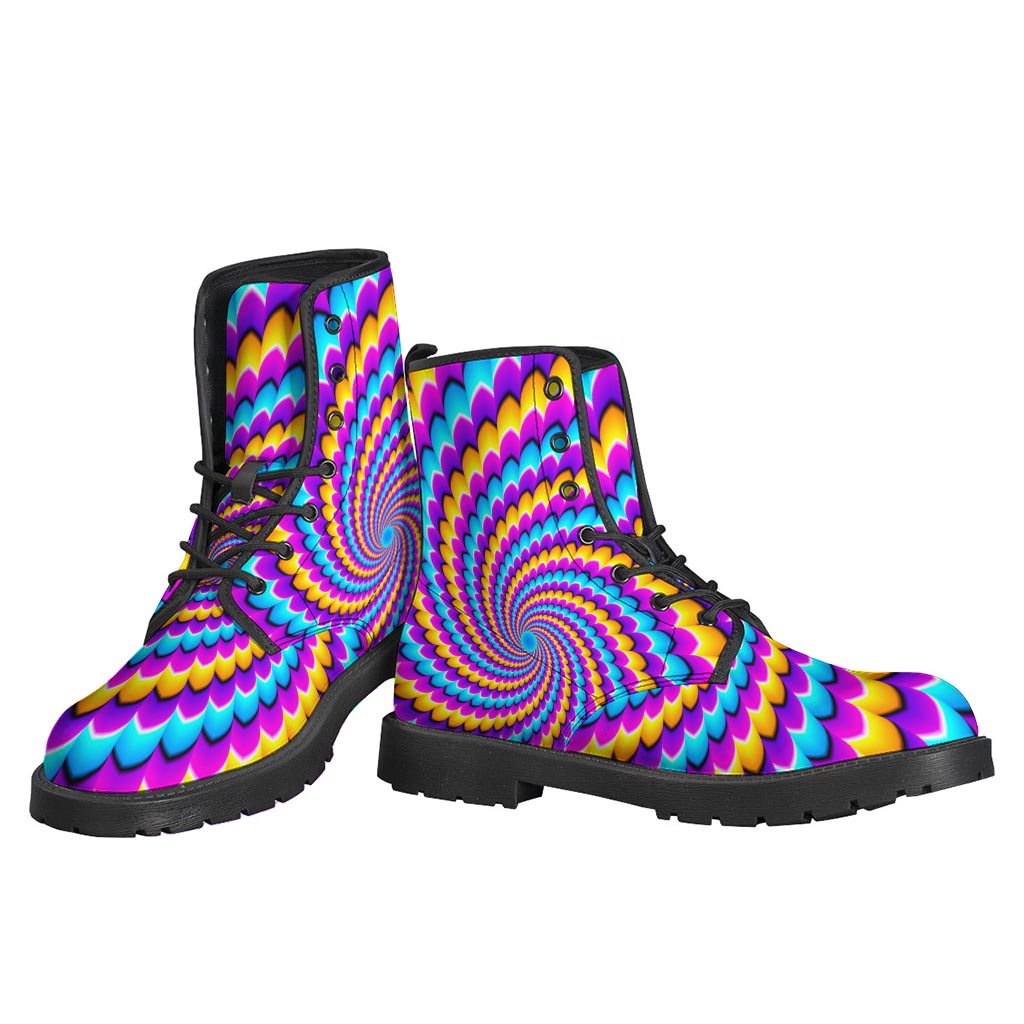 Spiral Colors Moving Optical Illusion Backpack