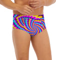 Spiral Colors Moving Optical Illusion Men's Briefs