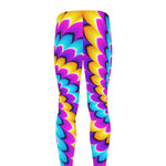 Spiral Colors Moving Optical Illusion Men's leggings