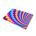 Spiral Colors Moving Optical Illusion Pet Cooling Mat Cover
