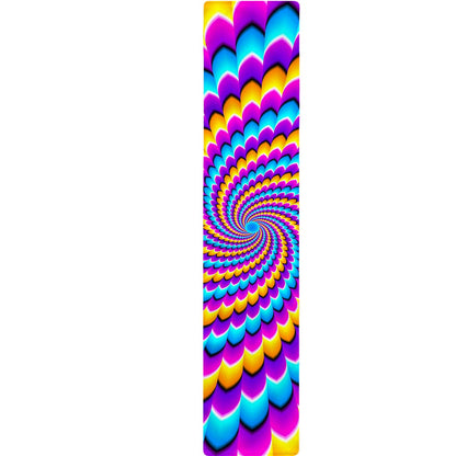 Spiral Colors Moving Optical Illusion Table Runner