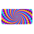 Spiral Colors Moving Optical Illusion Towel