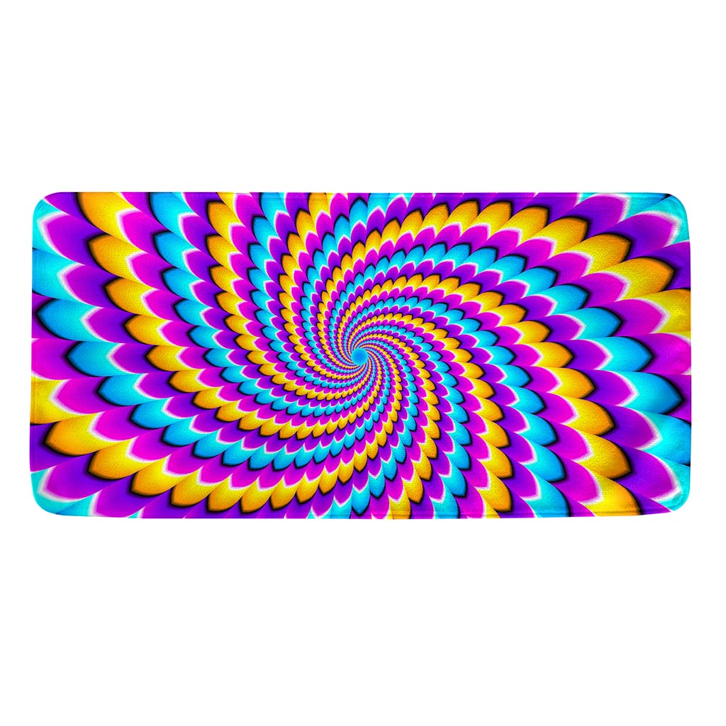 Spiral Colors Moving Optical Illusion Towel
