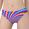 Spiral Colors Moving Optical Illusion Women's Panties