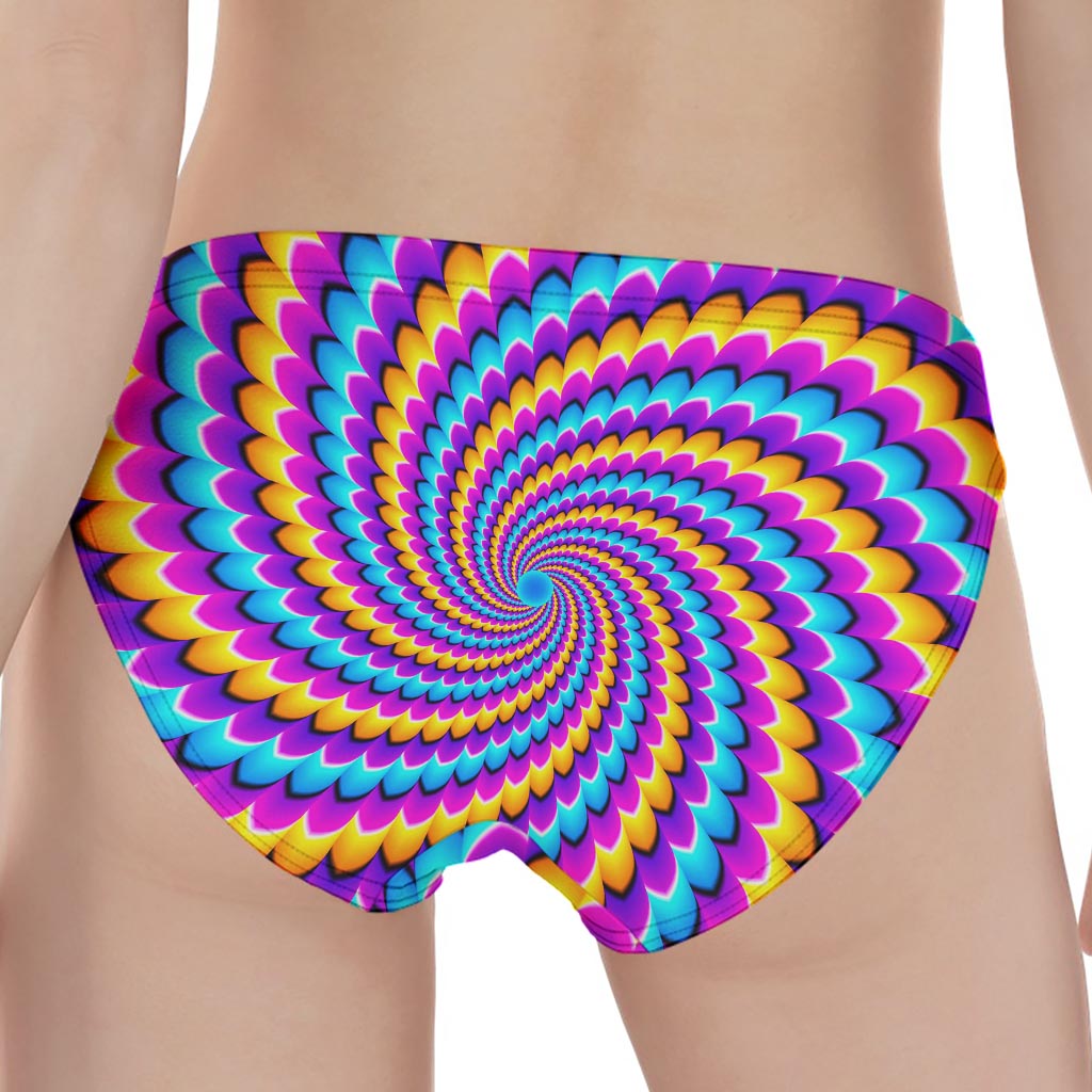 Spiral Colors Moving Optical Illusion Women's Panties