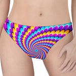 Spiral Colors Moving Optical Illusion Women's Thong