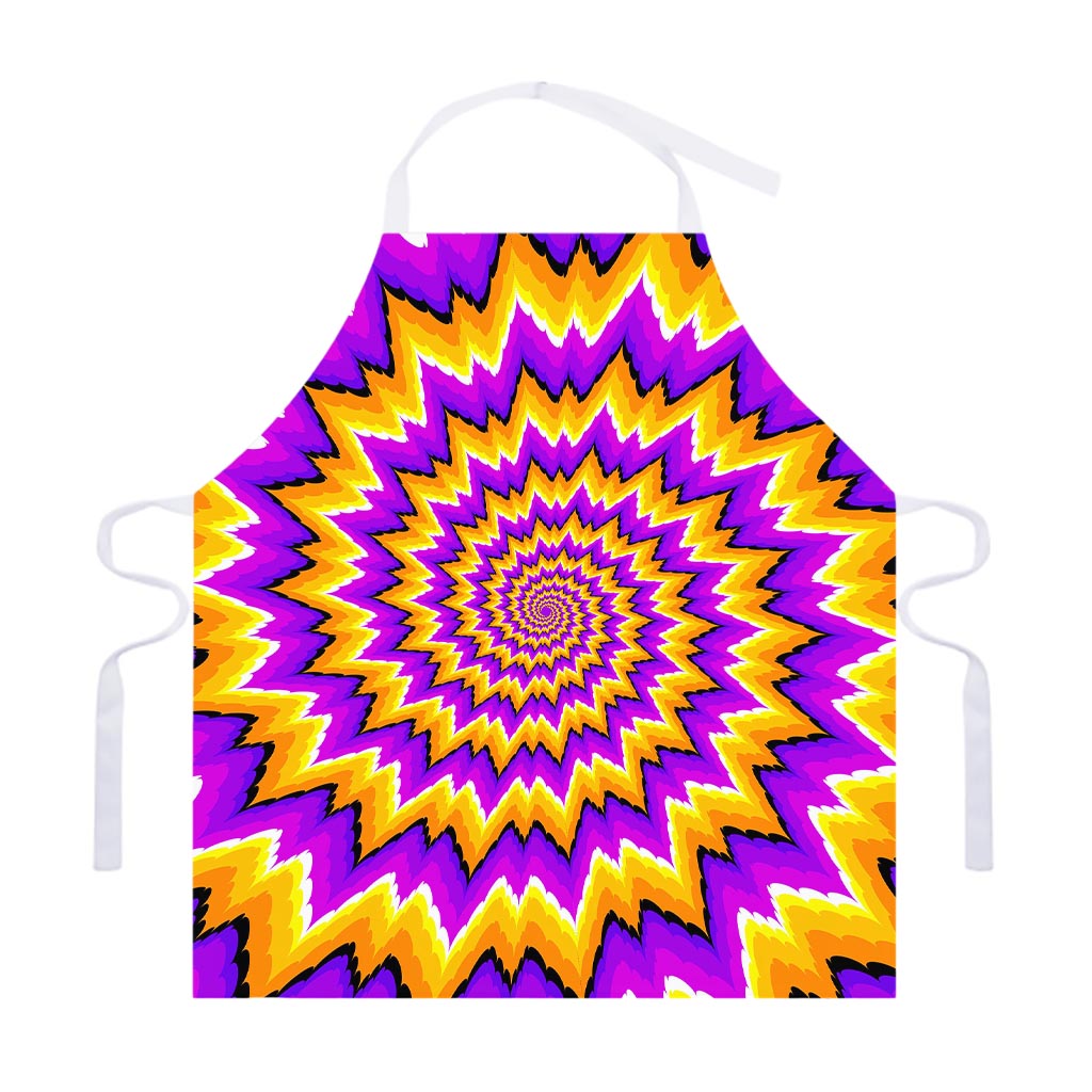 Spiral Expansion Moving Optical Illusion Adjustable Apron