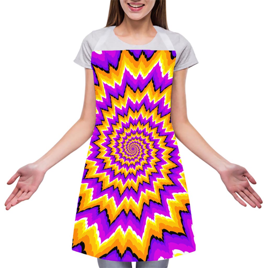 Spiral Expansion Moving Optical Illusion Adjustable Apron