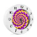 Spiral Expansion Moving Optical Illusion Alarm Clock