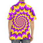 Spiral Expansion Moving Optical Illusion Aloha Shirt